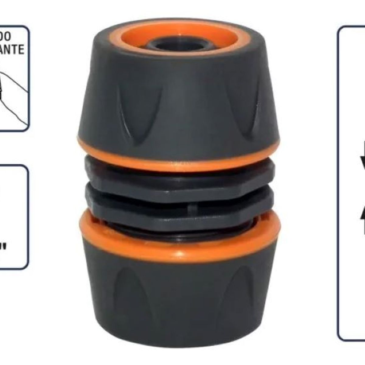 METALFER - Reparador Unión De Manguera 1 /2 Premium