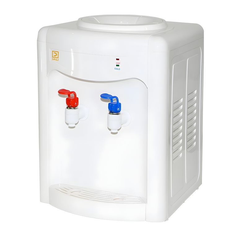 DALI Dispensador de Agua de Sobremesa con Ventilador FríoCaliente 08L06L Blanco Compacto y Económico