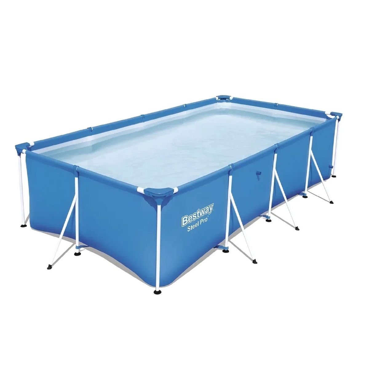 BESTWAY - Piscina Rectangular 400x211x81 Cm Steel Pro Bestway
