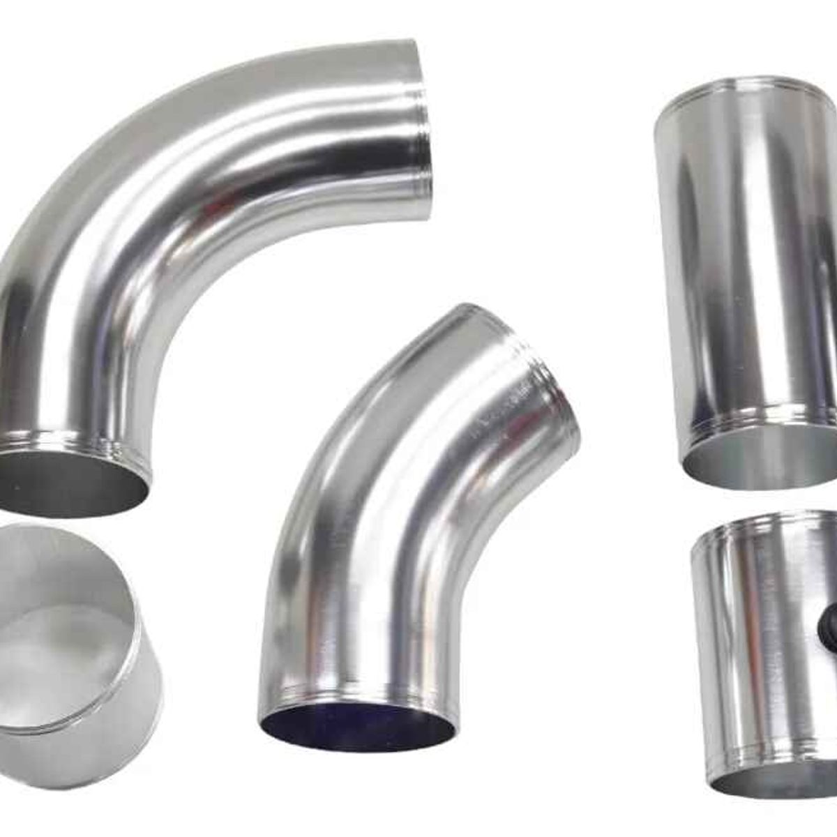 GENERICO - Kit Admisión Universal Aluminio 77mm Inducción Intake 3pulgadas