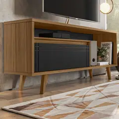 HOME MOBILI - Rack Tv 60 Malta CastañoNegro