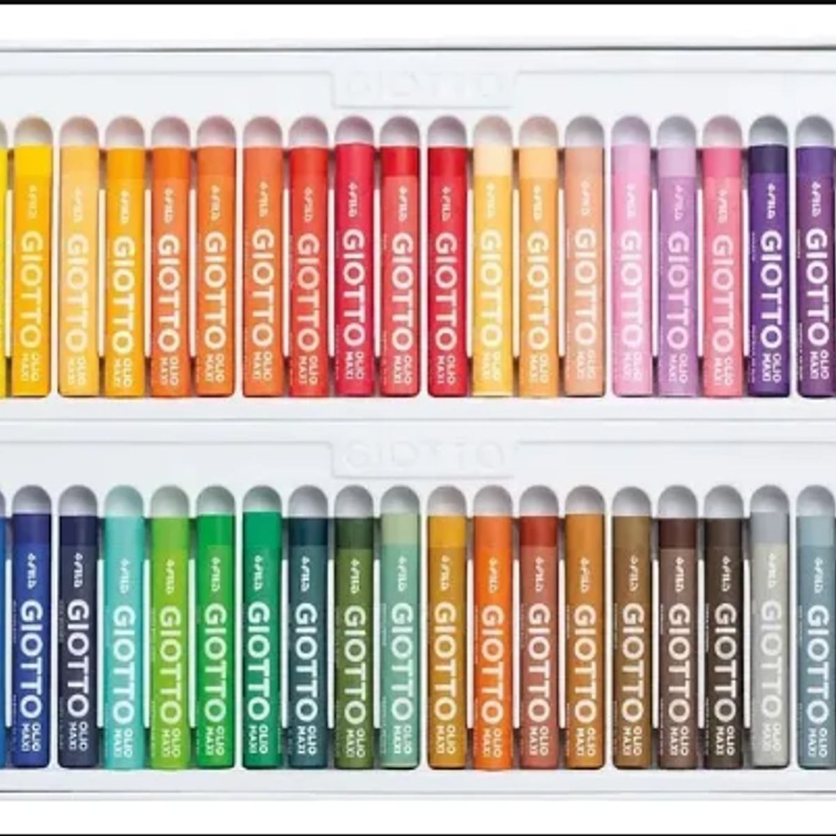 GIOTTO - Lápices Óleo Pastel Giotto 48 Unidades Colores Vivos Multicolor
