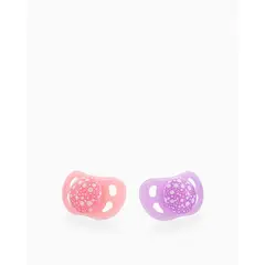 TWISTSHAKE - Chupetes 0-6m 2 uns Rosado / Morado Pastel