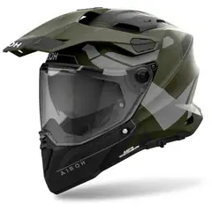 AIROH - Casco De Moto Commander 2 Reveal Militar Verde Mate