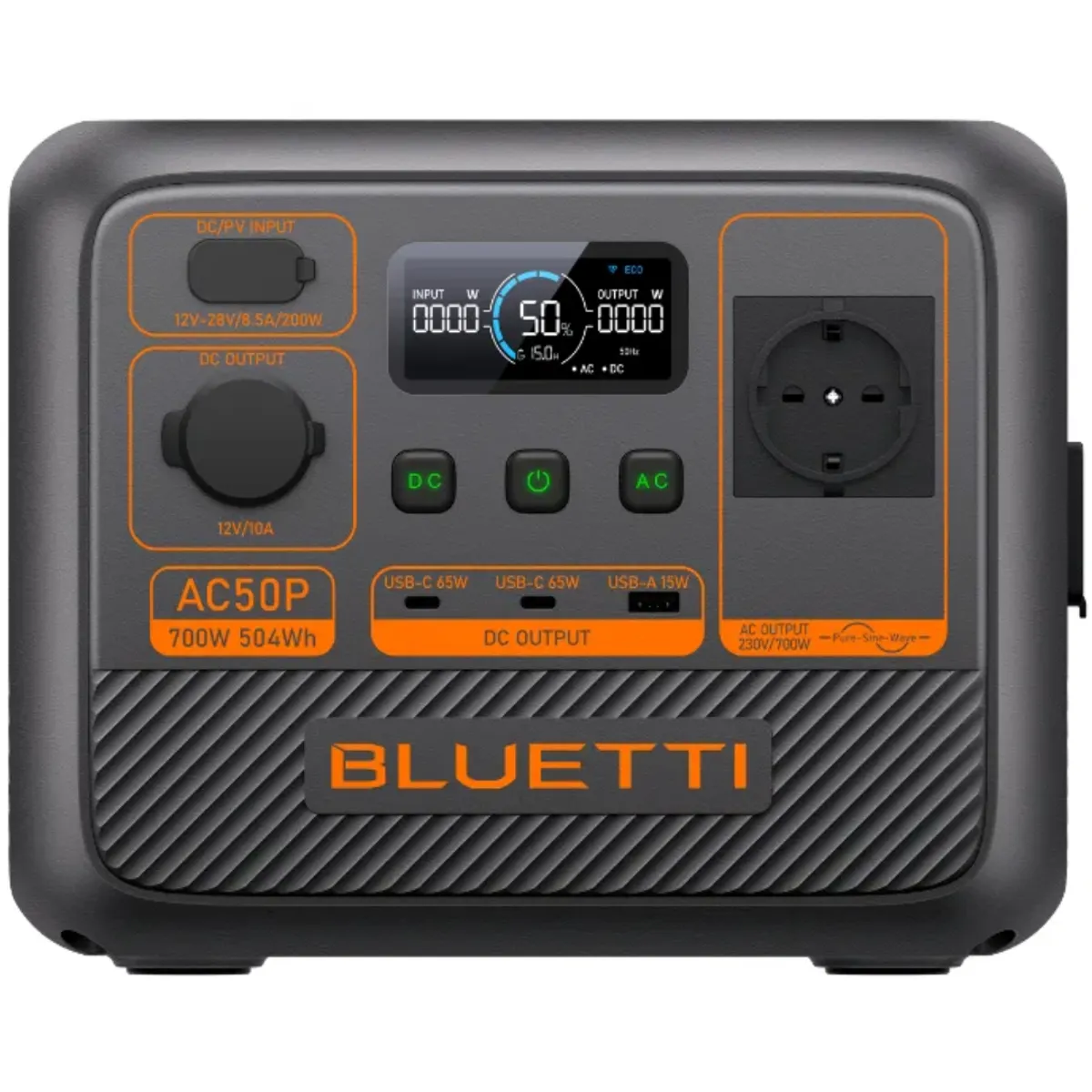 ALTERNATIVE - Estación de energía AC50P 504wh 700w - Solar