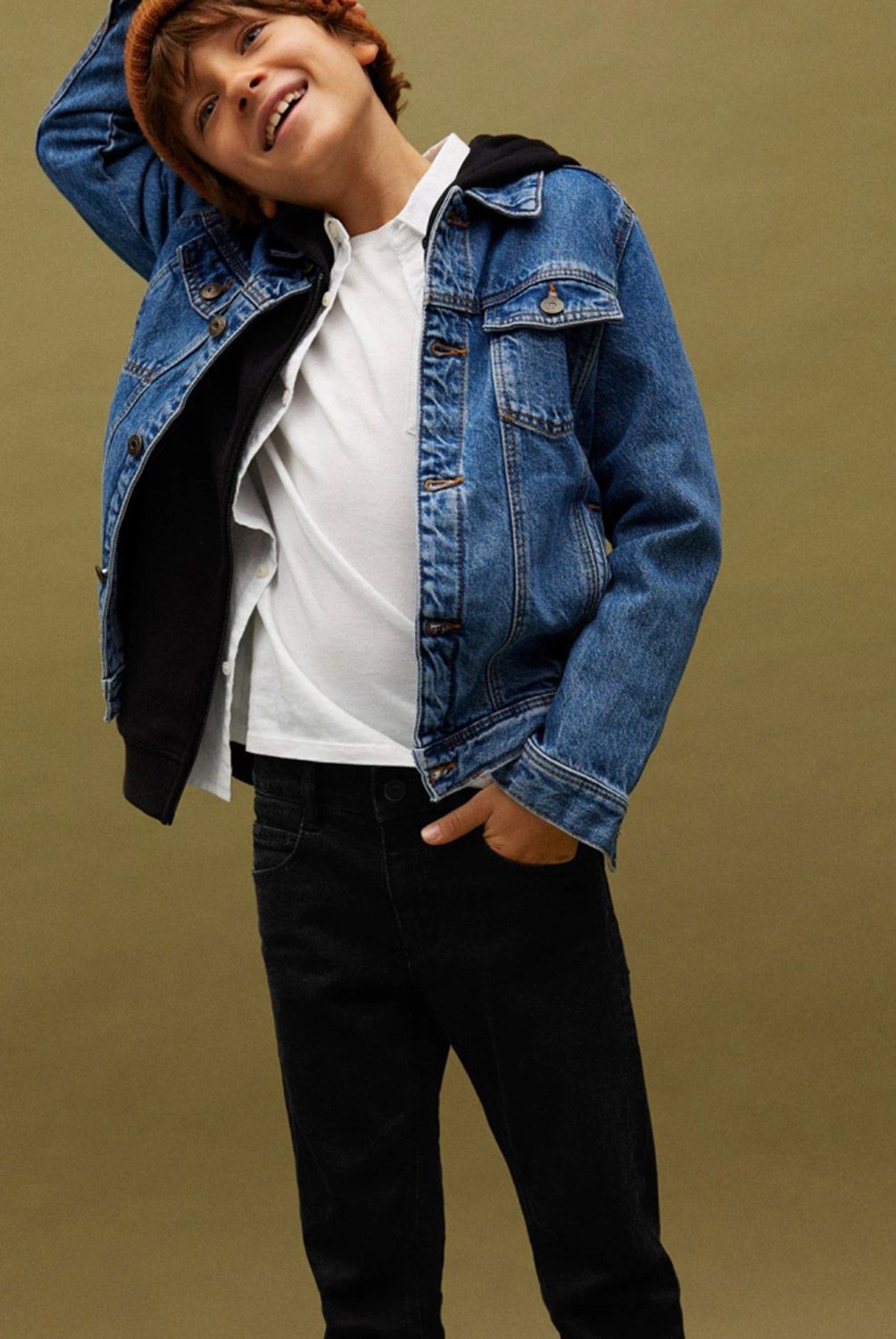 MANGO KIDS - Chaqueta Denim Algodón Niño