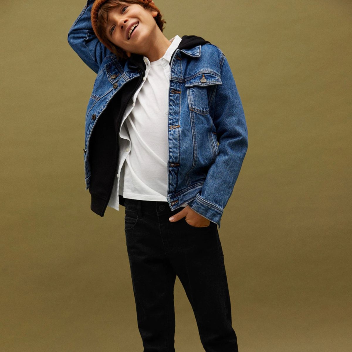 MANGO KIDS - Chaqueta Denim Algodón Niño
