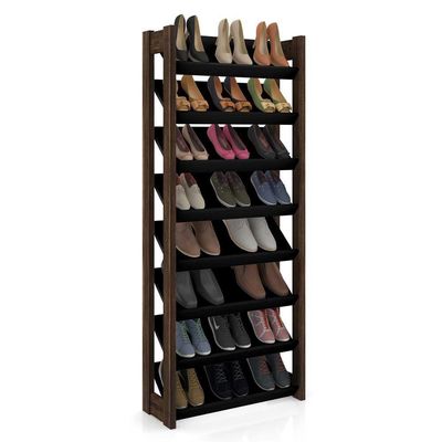 Imagen 2 del producto ZAPATERO 8 NIVELES 70x1655x263 NEGRO/NOGAL