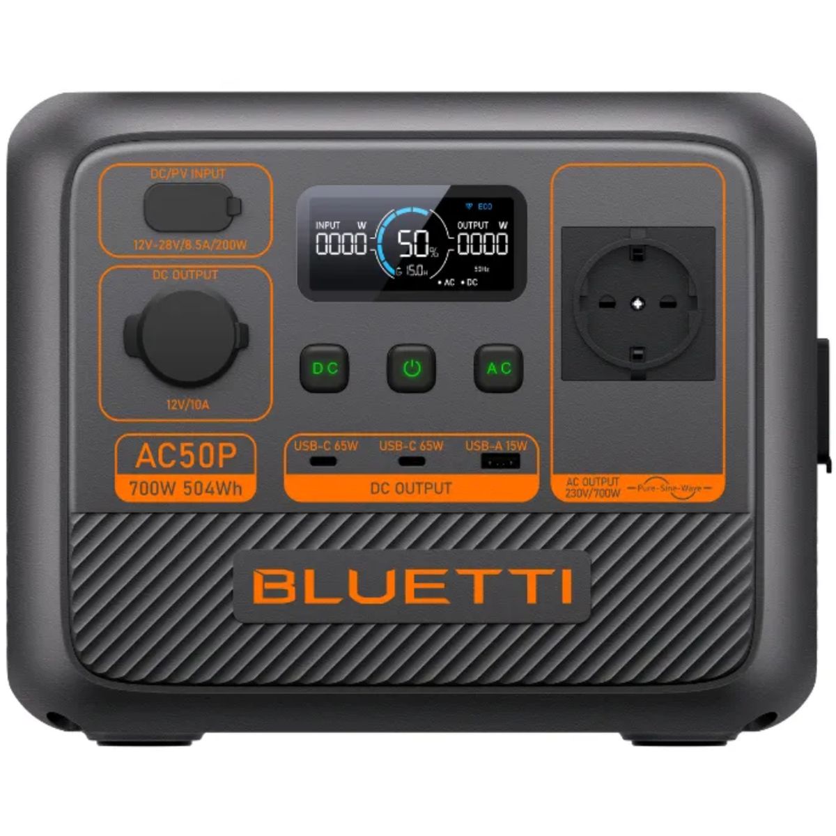 ALTERNATIVE - Estación de energía AC50P 504wh 700w - Solar