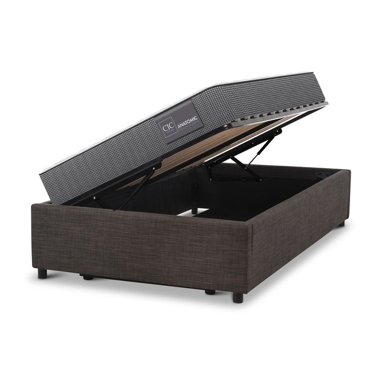 CIC Cama Europea Box Anatomic 1.5 Plazas X 2.12Mt