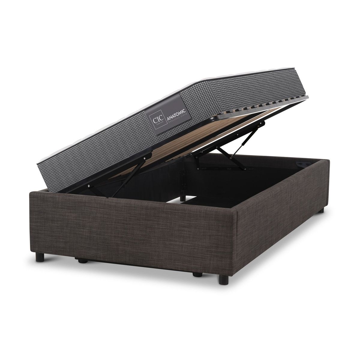 CIC - Cama Europea Box Anatomic 1.5 Plazas X 2.12Mt Cic