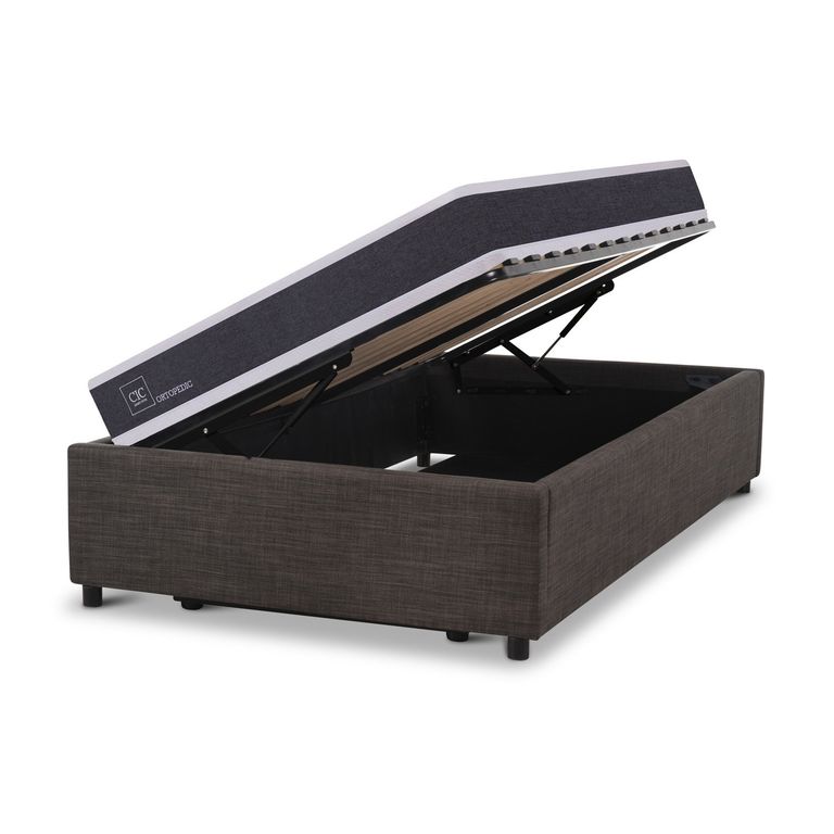CIC Cama Europea Box Ortopedic 1.5 Plazas X 2.12Mt