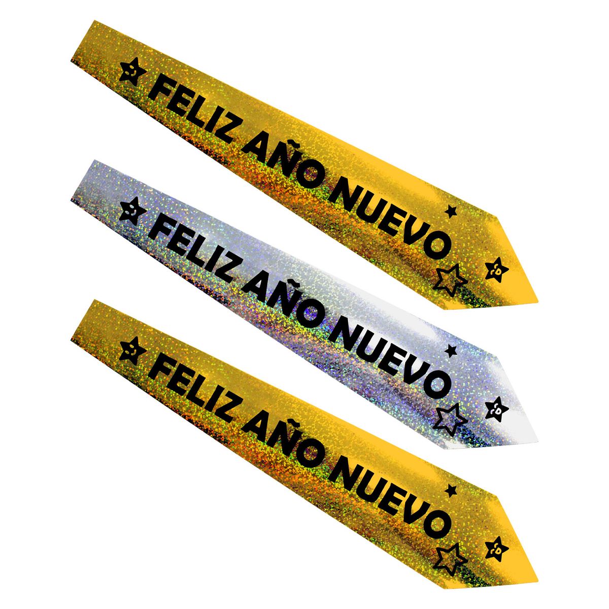 GENERICO - CORBATA CARTON FAN LASER X3PCS