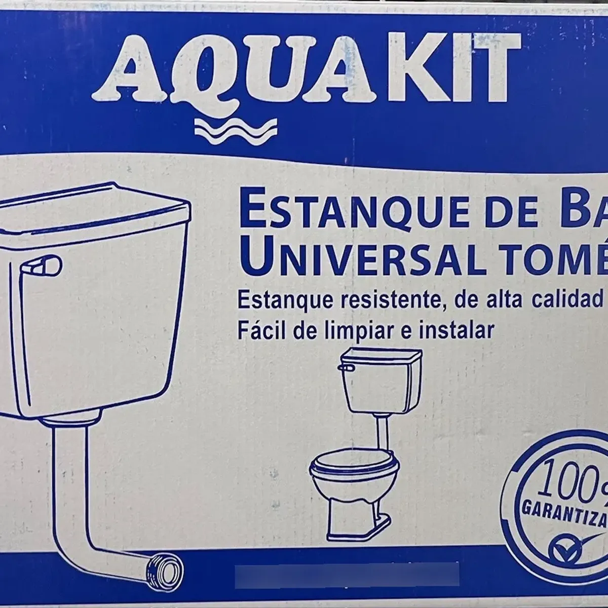 GENERICO - Estanque de Baño Universal Blanco Fácil de Instalar