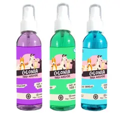 MASCOKITS - Colonia Perro Gato Perrito Gatito Sin Alcohol 150ml Mascota