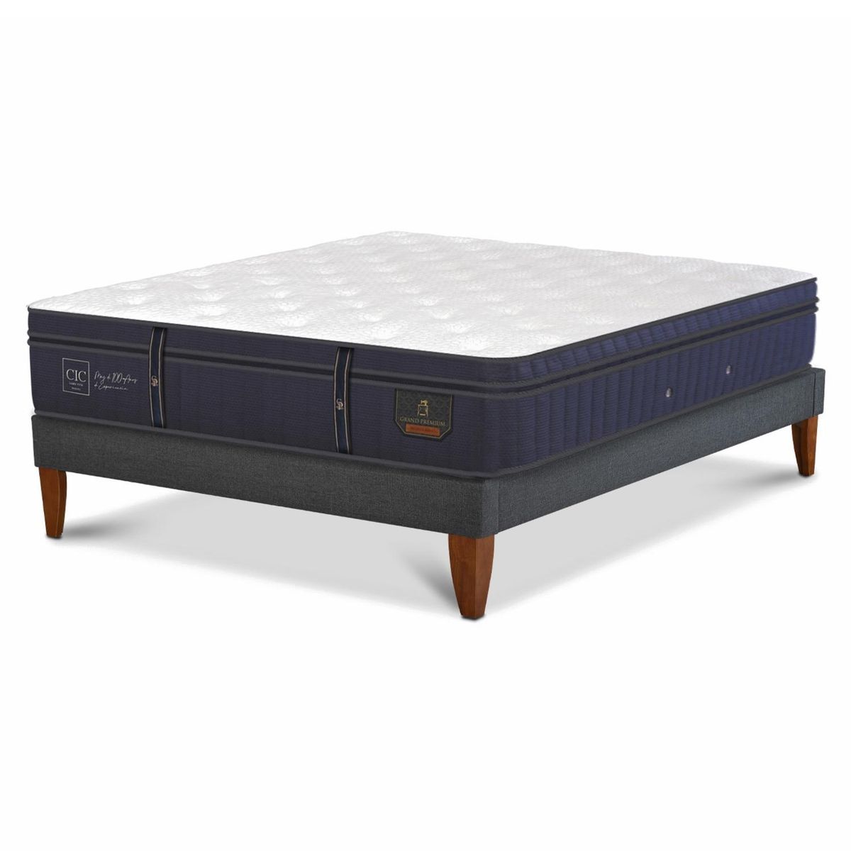 CIC - Cama Europea Box Grand Premium 2 Plazas Cic
