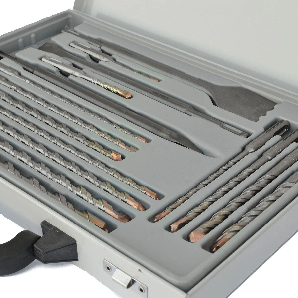 ALPEN - Set 16 Piezas de Brocas. Puntos y Cinceles SDS Plus Hormigón F4 Forte