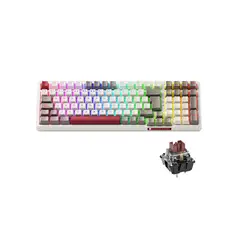 THUNDEROBOT - Teclado Mecánico K98 Gasket Rgb Hot Swap Switch Borwn Español