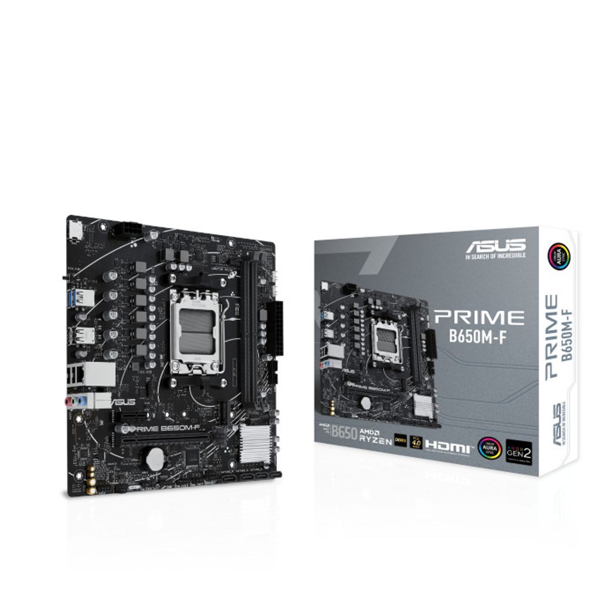 ASUS - MB sAM5 AMD - Asus Prime B650M-F - 2x DDR5 - HDMI - m-ATX