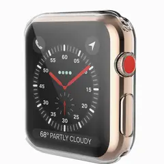 GENERICO - CARCASA SILICONA TRANSPARENTE PARA APPLE WATCH 41MM