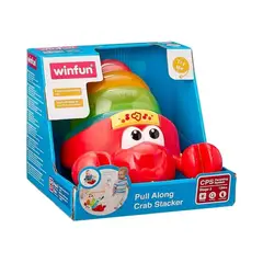 WINFUN - Cangrejo Musical Con Apilador Luminoso