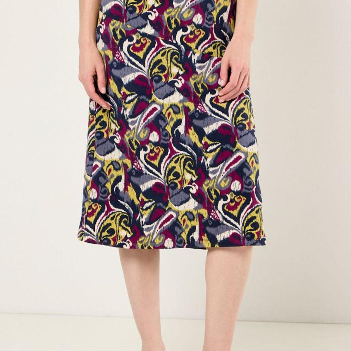 MA GRIFFE - Falda Fantasia Mujer Beige Magriffe