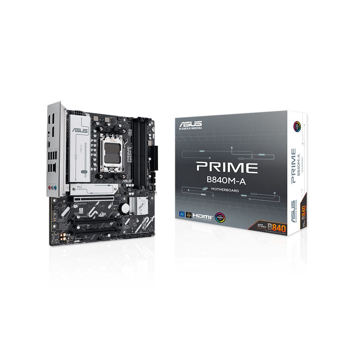 ASUS - MB sAM5 AMD - Asus Prime B840M-A - 4x DDR5 - m-ATX