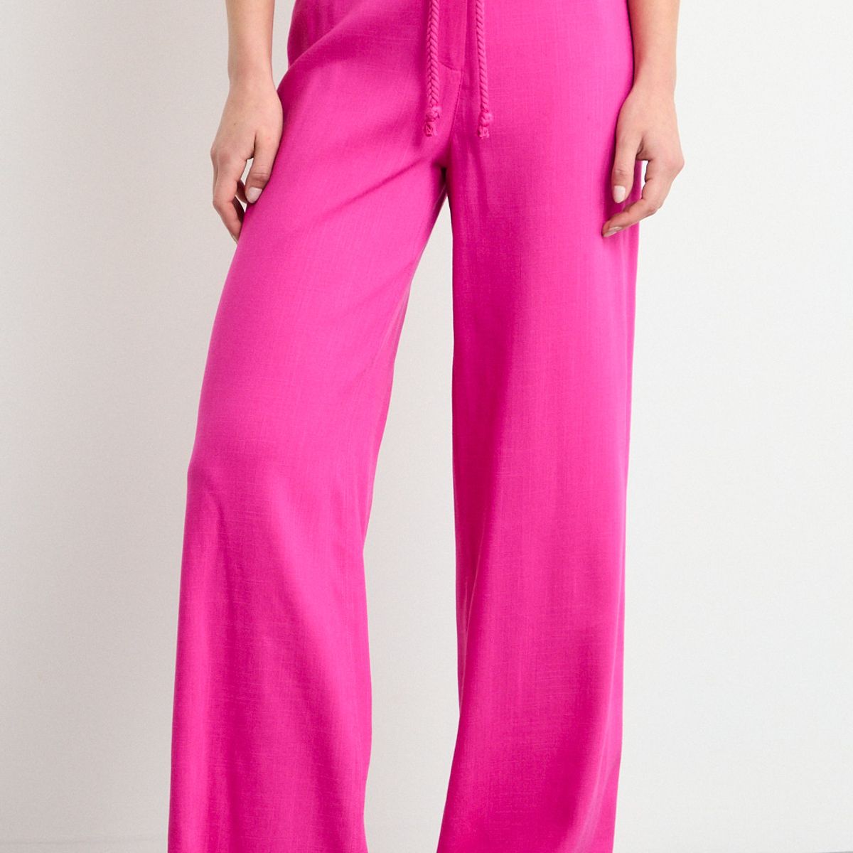 IO - Pantalon Liso Mujer Fucsia Io