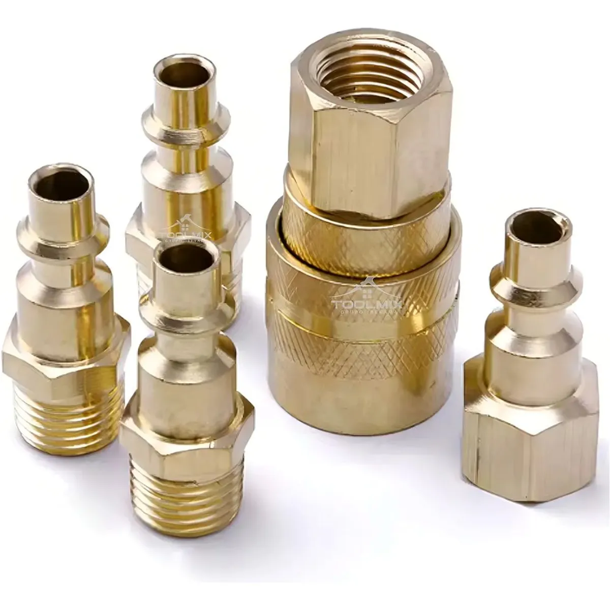 GENERICO - Set Accesorios O Acoples Rápido 14 Para Compresor Akilda