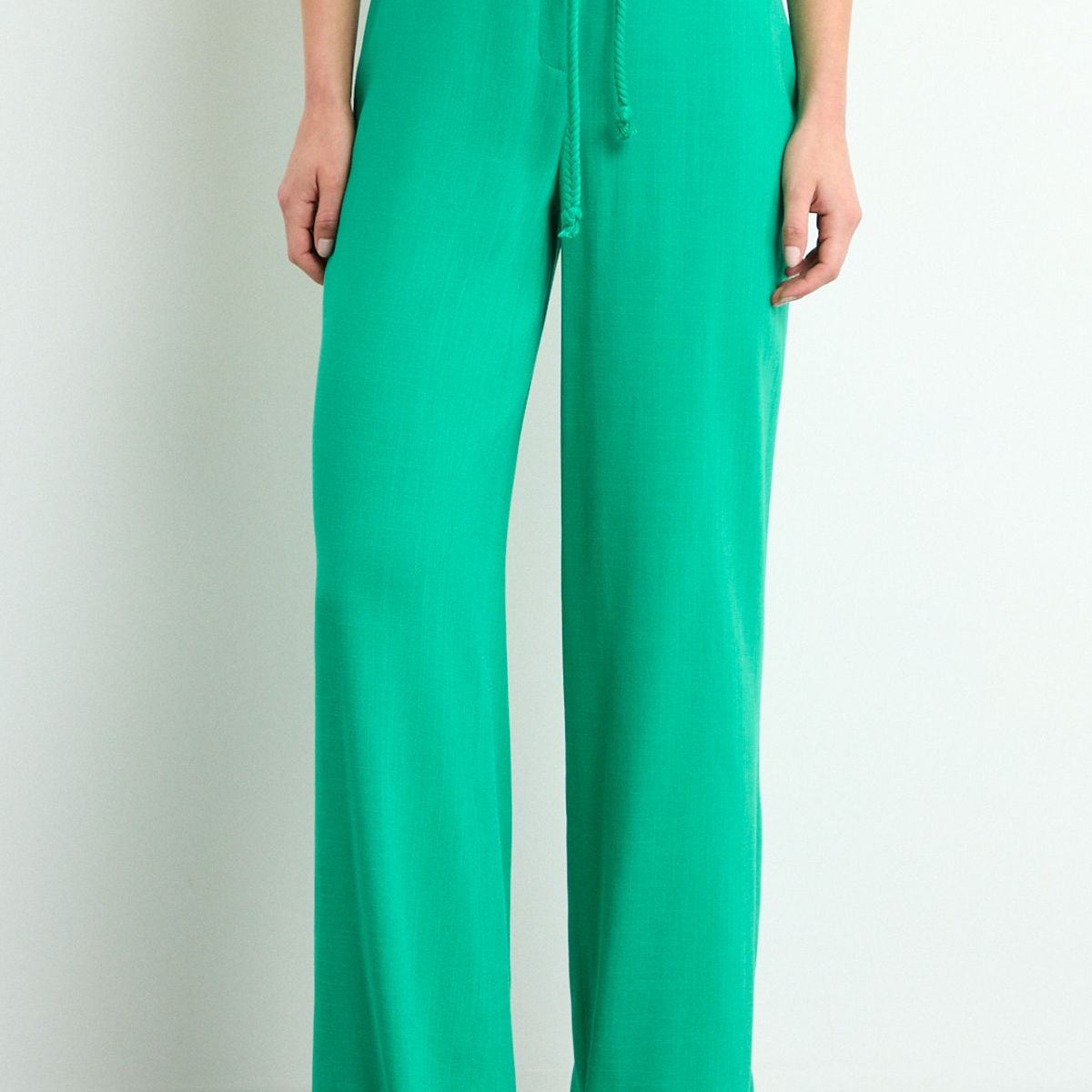 IO - Pantalon Liso Mujer Verde Oliva Io