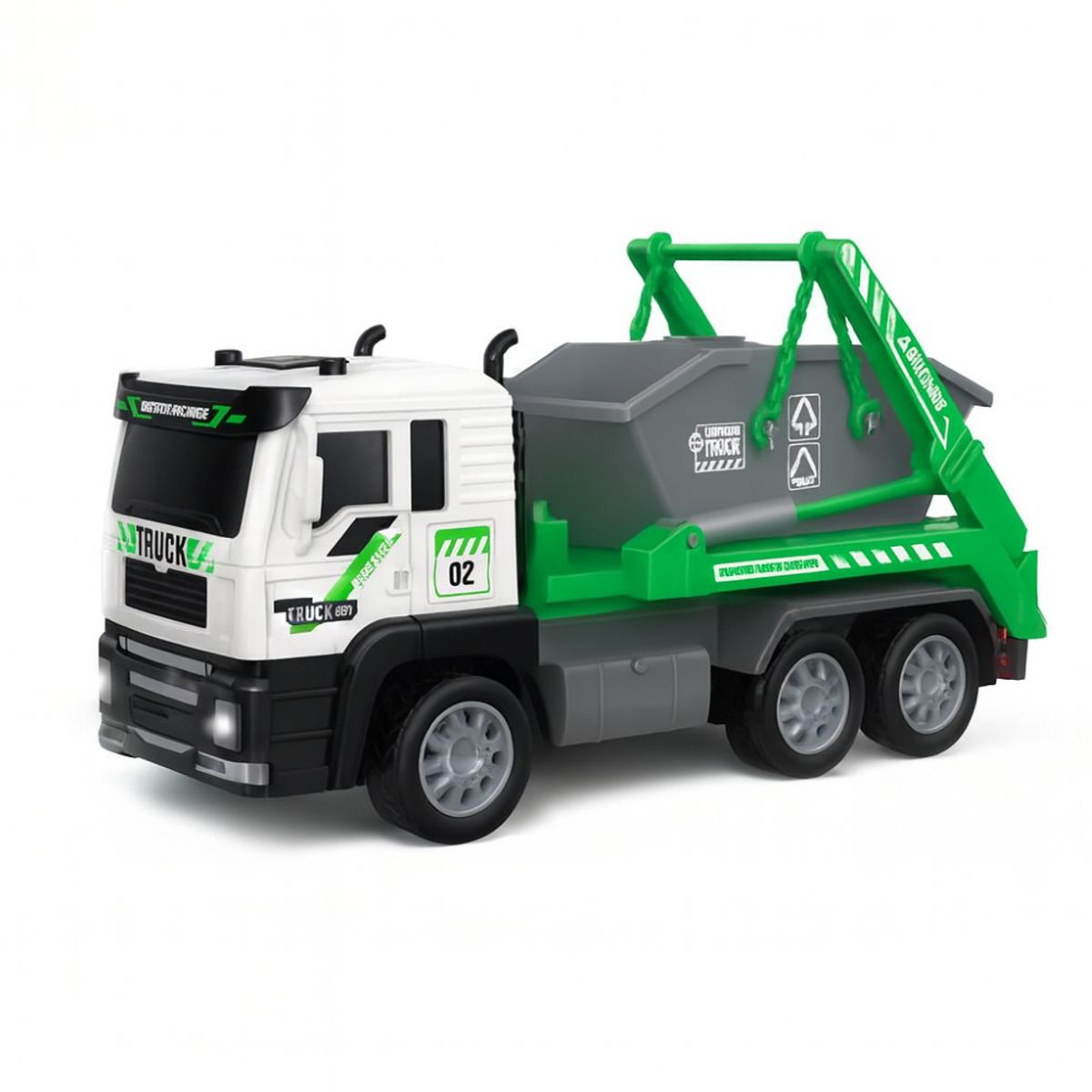 GENERICO - Camión De Basura Radio Control Con Luz Y Sonido