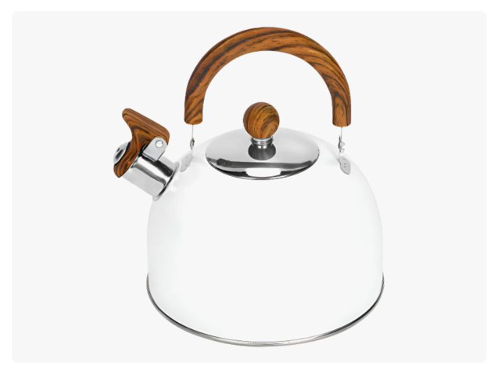 GENERICO Tetera Silbante Chef Choice 25l Acero Inoxidable Blanco