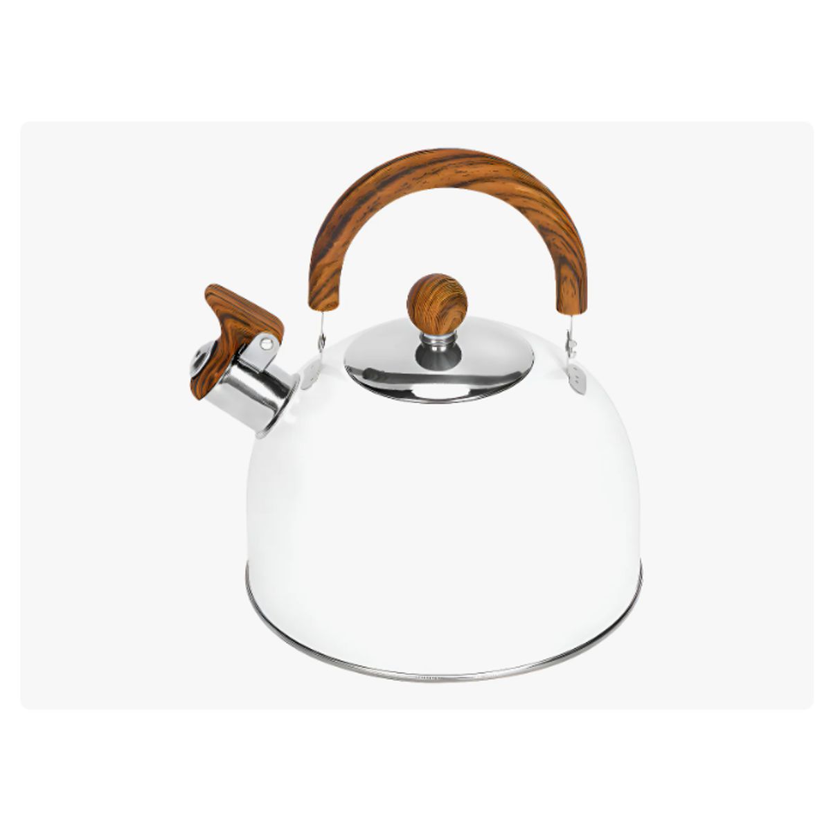 GENERICO - Tetera Silbante Chef Choice 25l Acero Inoxidable Blanco