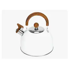 GENERICO - Tetera Silbante Chef Choice 25l Acero Inoxidable Blanco
