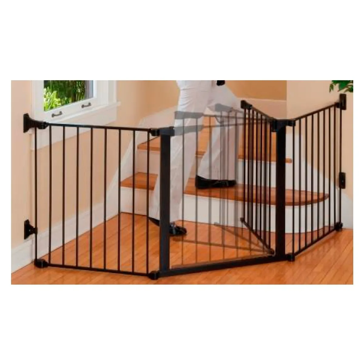 KIDCO - Puerta Seguridad Automática Reja (210Cm) Kidco