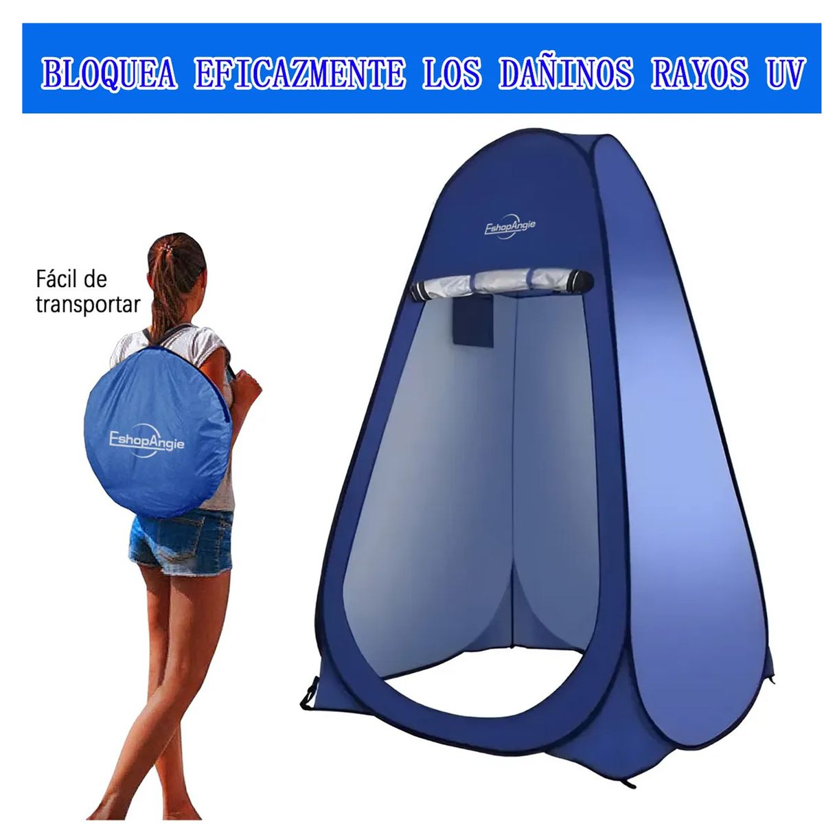 OFERTABKN - Carpa Baño Vestidor Portátil Camping Playa Ducha Autoarmable