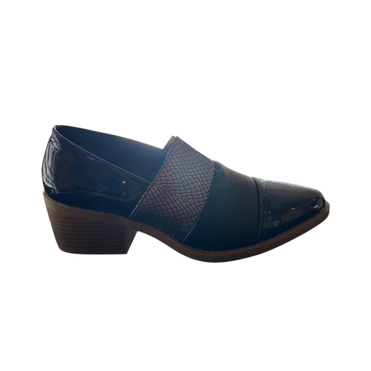 HERIEL - Zapato Negro Bajo Mujer