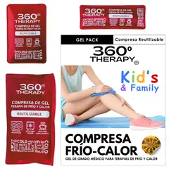 360 THERAPY - 3 Gel Packs Frío/Calor Kid's & Family