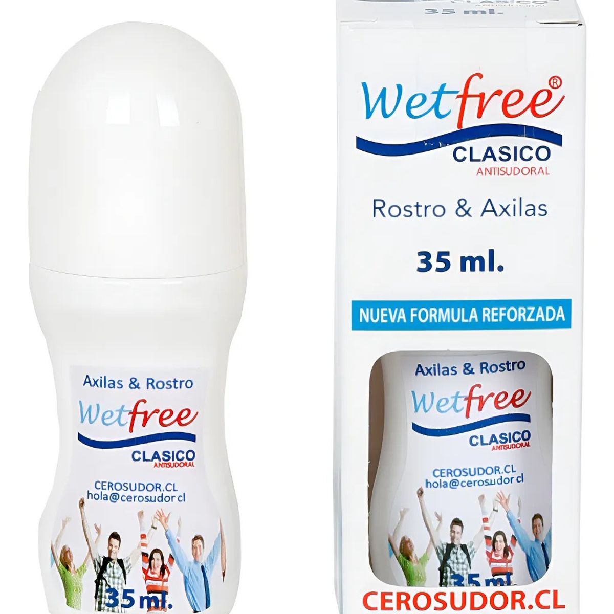 WETFREE - Antitranspirante Wetfree Clasico Roll On 35ml