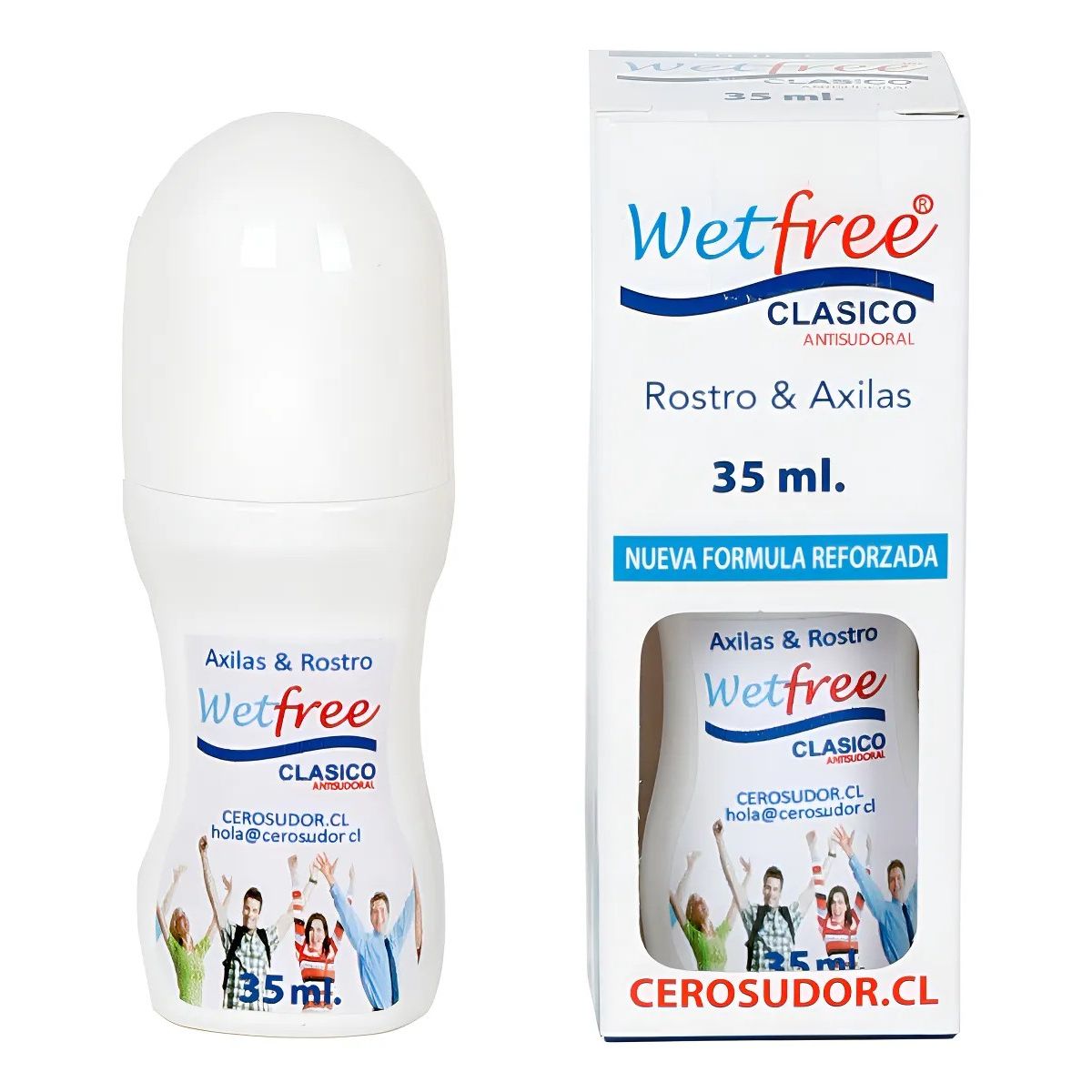 WETFREE - Antitranspirante Wetfree Clasico Roll On 35ml