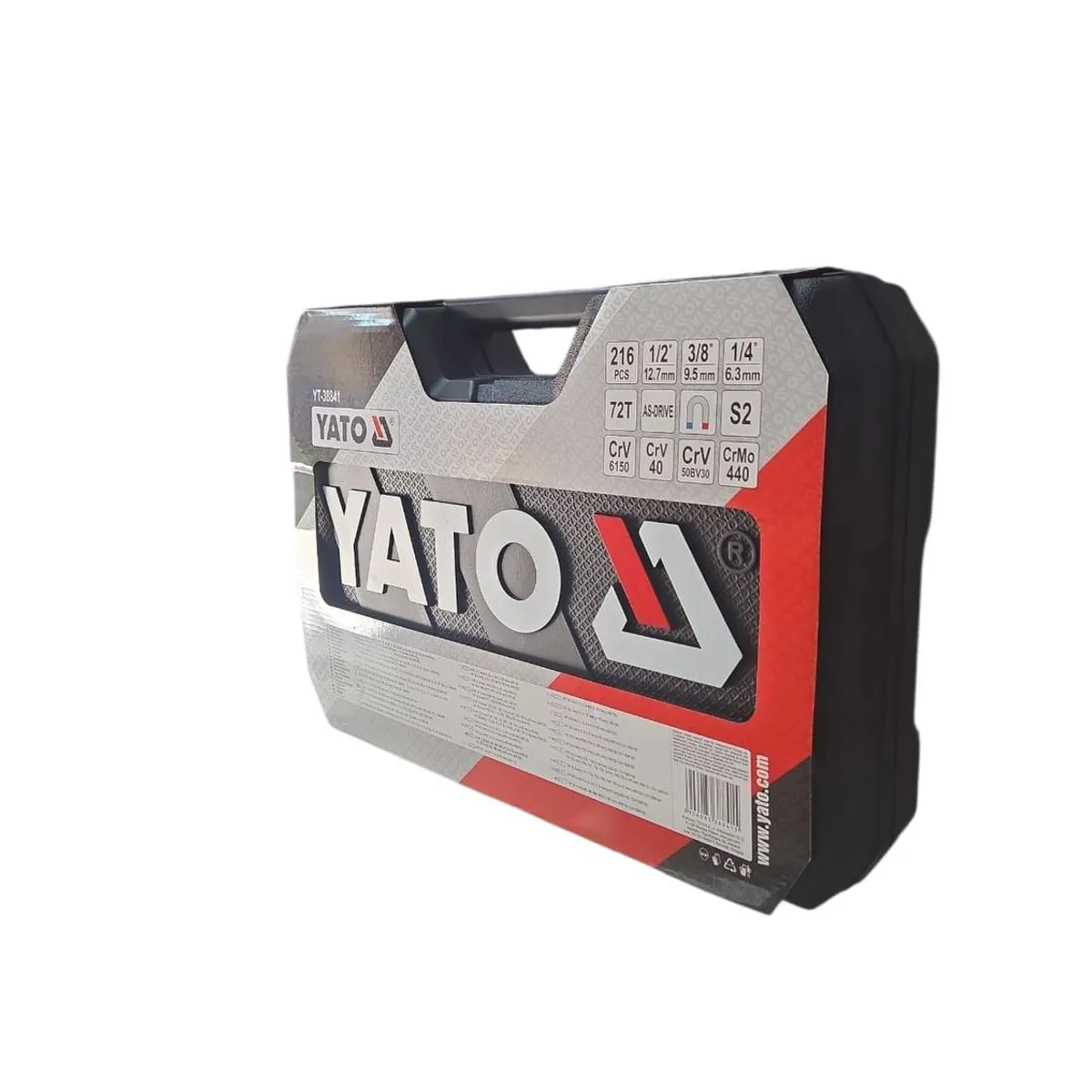Juego De Dados Yato 216 Pcs Yt-38841 Kit De Herramientas, marca YATO - Foto Principal