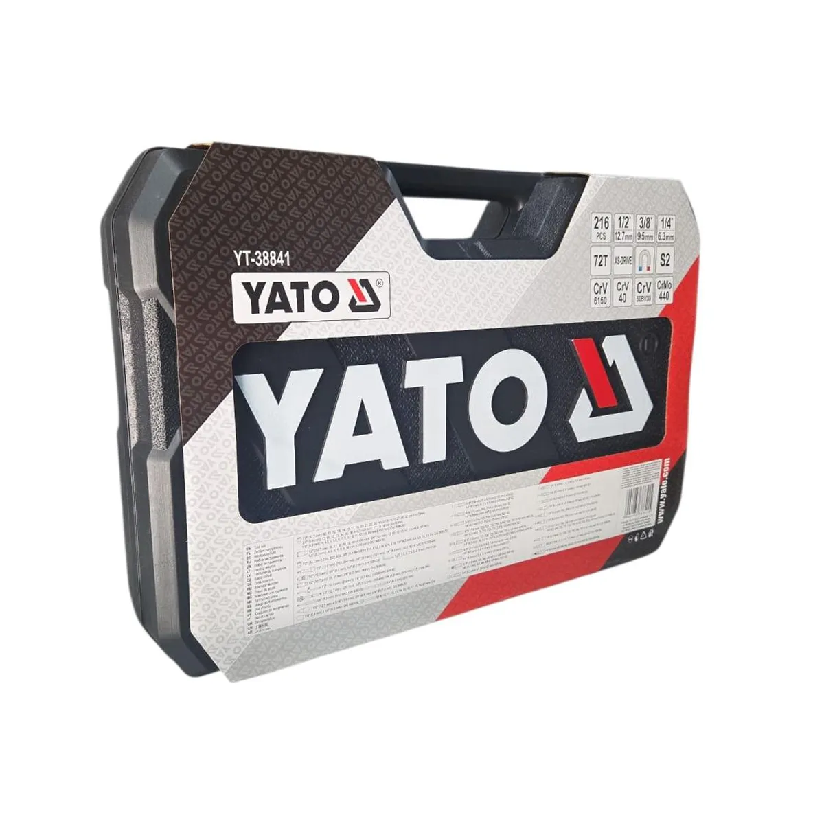Juego De Dados Yato 216 Pcs Yt-38841 Kit De Herramientas, marca YATO - Foto 2