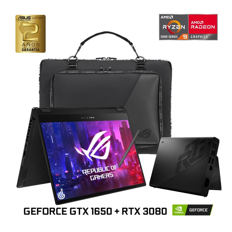 ASUS - Notebook ROG Flow X13 GV301QH-K6291T AMD Ryzen 9 16GB RAM 1TB SSD NVIDIA GeForce GTX 1650 13.3"