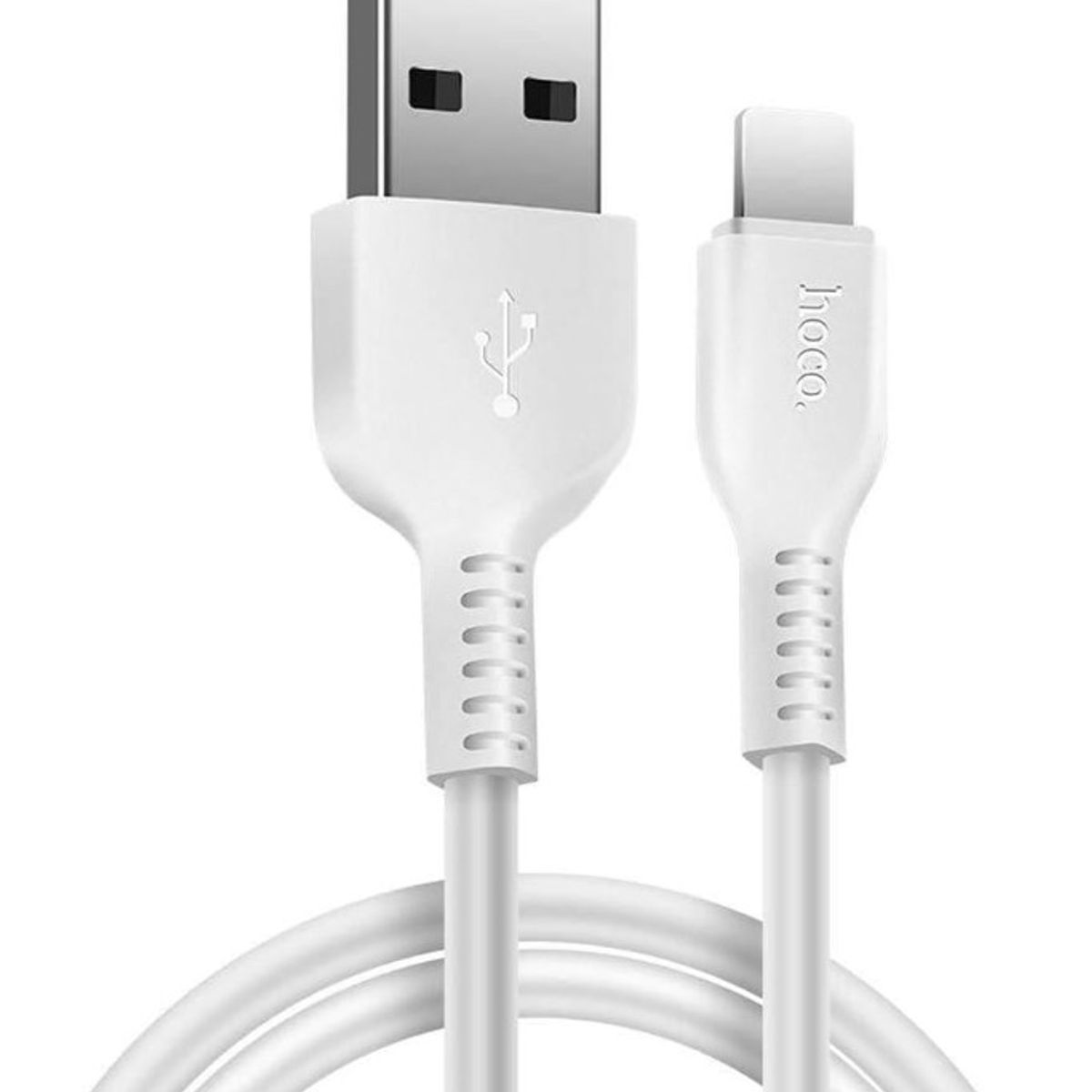 HOCO - Cable Usb a Lightning Hoco X20 2 metro Blanco para Iphone o Macbooks