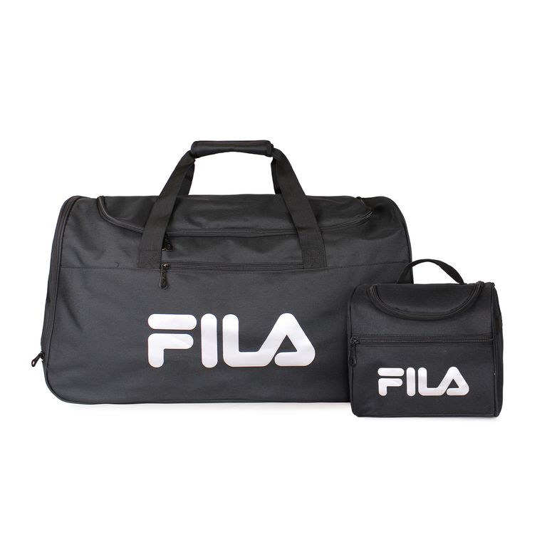 Pack bolso Verona 71lts + lonchera Bonet silver Negro L