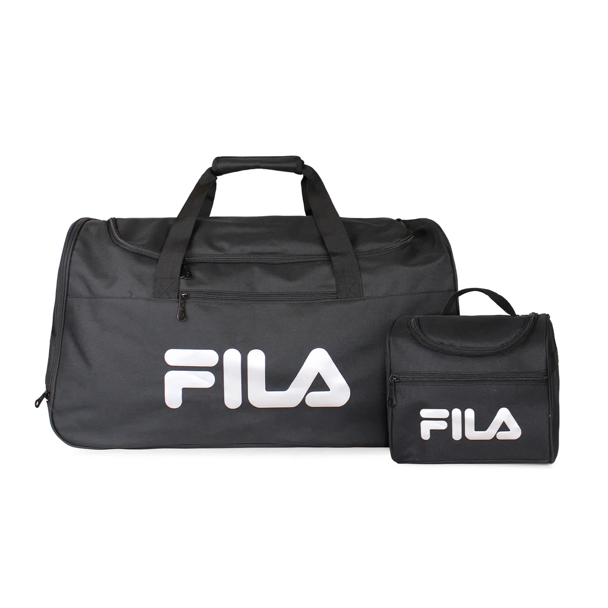 FILA - Pack Fila bolso Verona 71lts + lonchera Bonet silver