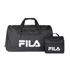 FILA - Pack bolso Verona 71lts + lonchera Bonet silver
