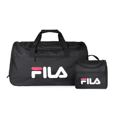 FILA - Pack bolso Verona 71lts + lonchera Bonet negra