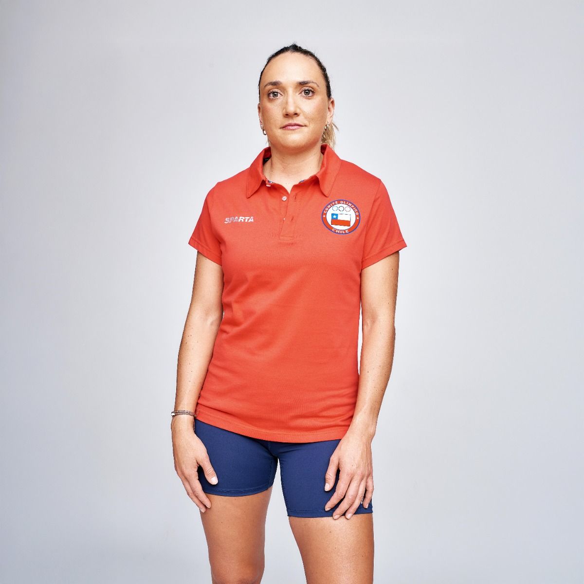 SPARTA - Polera Mujer Sparta Team Chile Rojo
