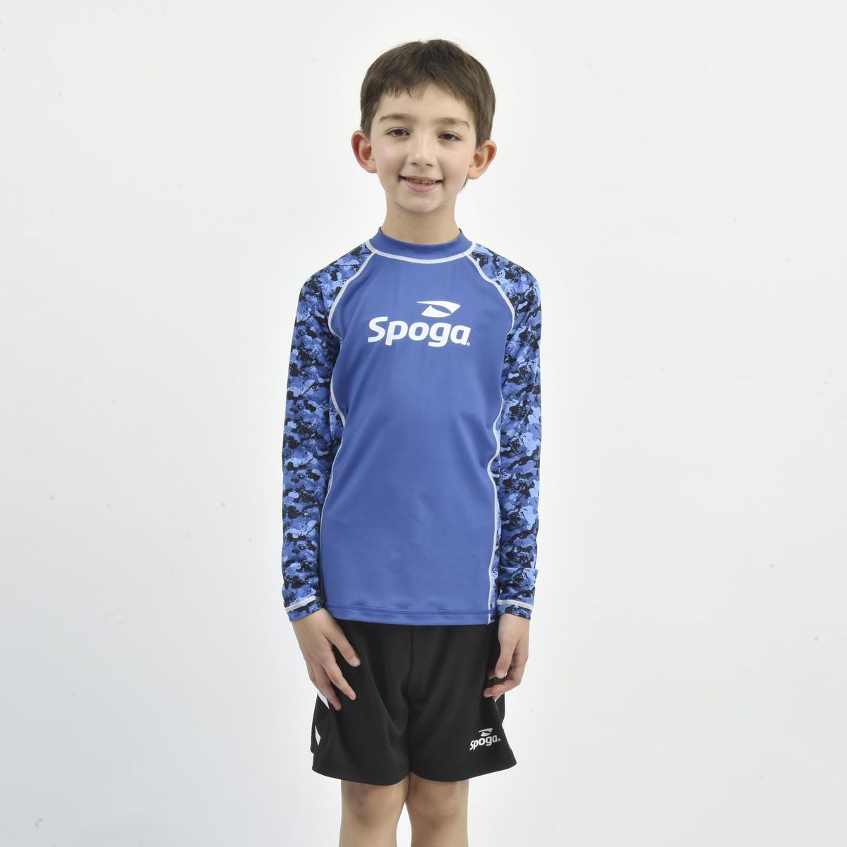 SPOGA - Polera UV Natación Niño Spoga Azul